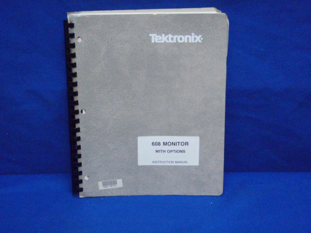 Tektronix 608 Monitor mit Optionen Bedienungsanleitung - Bild 1 von 1
