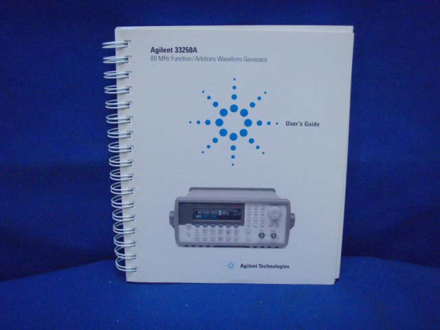 Guía del usuario del generador de forma de onda Agilent 33250A - Imagen 1 de 1