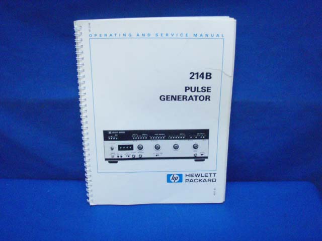 HP/Agilent 214B Pulse Generator Operating and Service Manual  Loc 177 