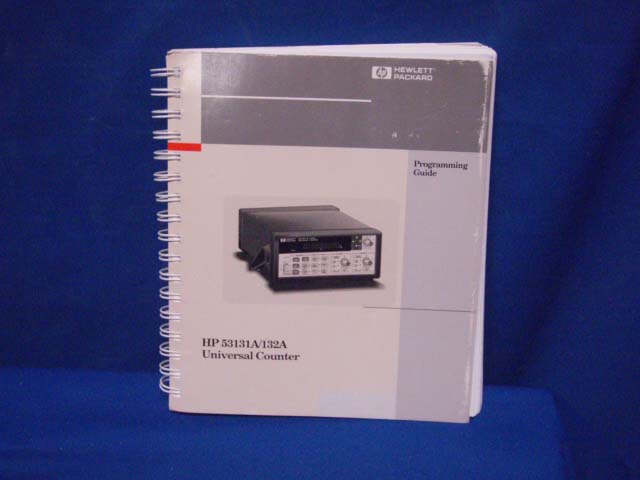 HP 53131A/132A UNIVERSAL COUNTER PROGRAMMING GUIDE - 第 1/1 張圖片