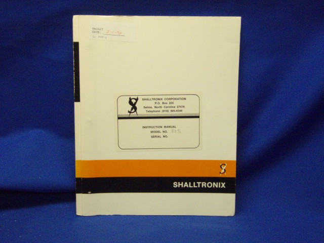 Instrucciones de funcionamiento en caja de Shalltronix modelo 825 década - Imagen 1 de 1