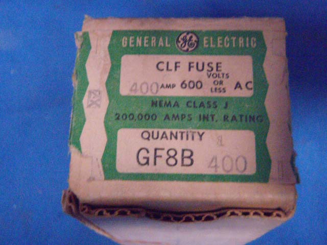 GE CLF FUSE GF8B 400 AMP 600 VOLTS- NIB | eBay