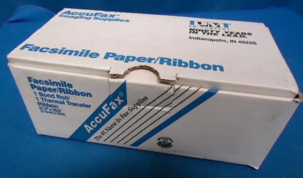 ACCUFAX IMAGING SUPPLIES FACSIMILE PAPER/RIBBON 8 1/2